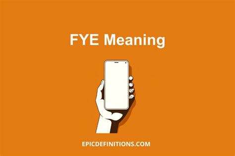 what does fye mean in texting